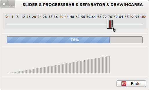 Drei Separatoren